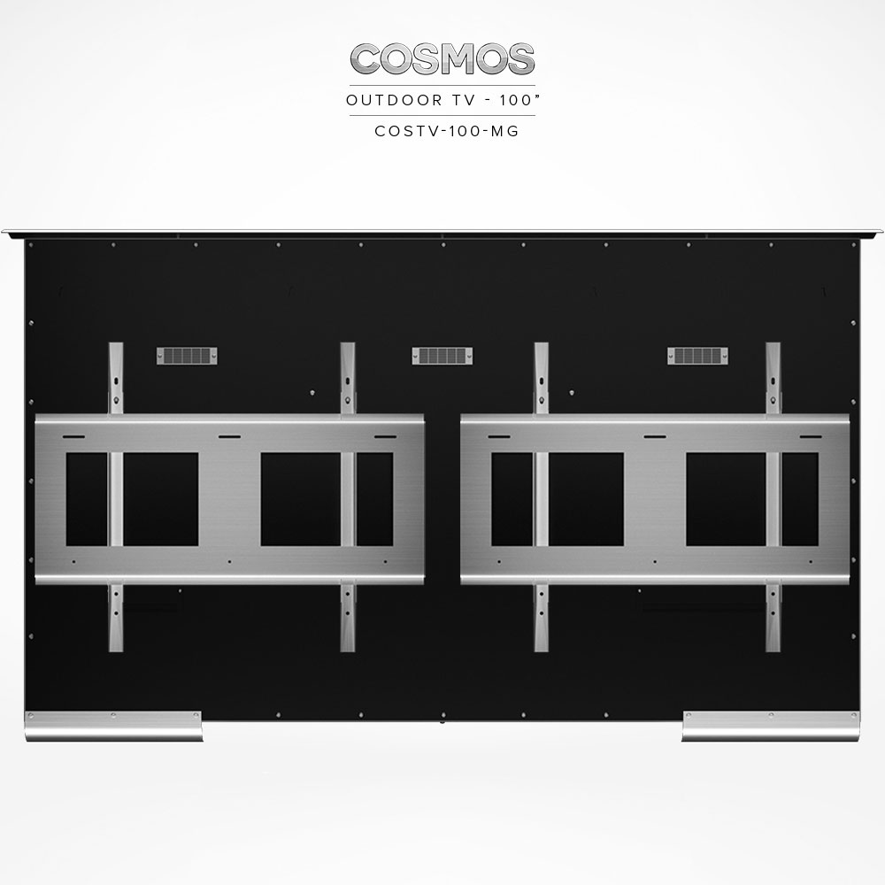 Cosmos Outdoor TV 100″ (2pcs COSMT-BR-75/85 Brackets)