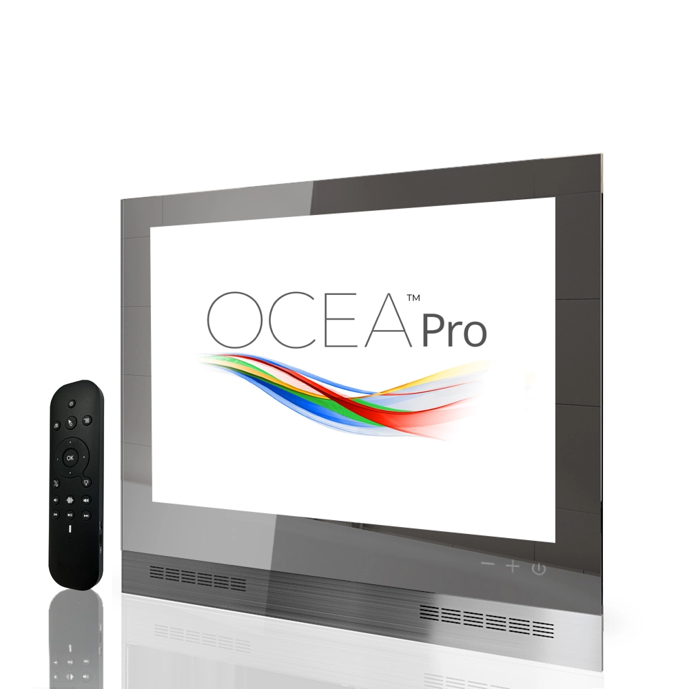 w/ sound bar under the TV