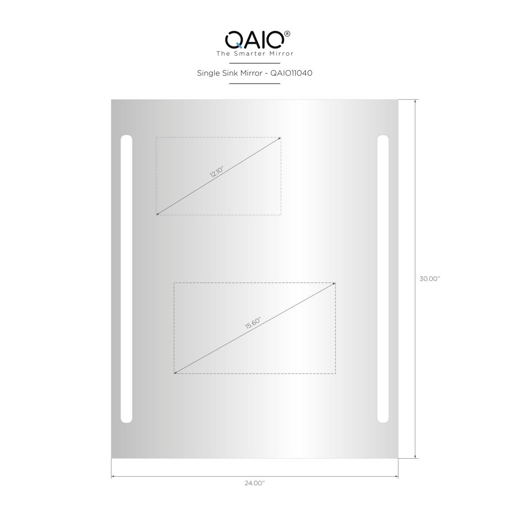 QAIO 24″ wide x 30” high, with 15.6” TV (QAIO11040)